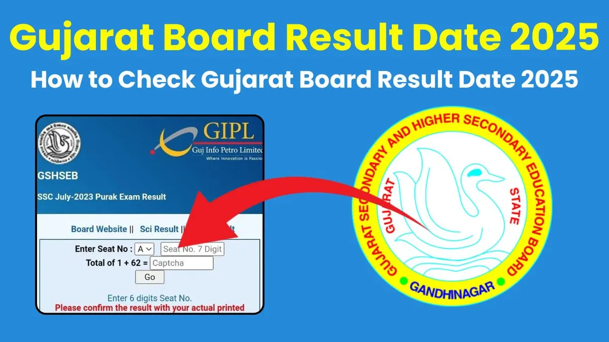 Gujarat Board Result Date 2025
